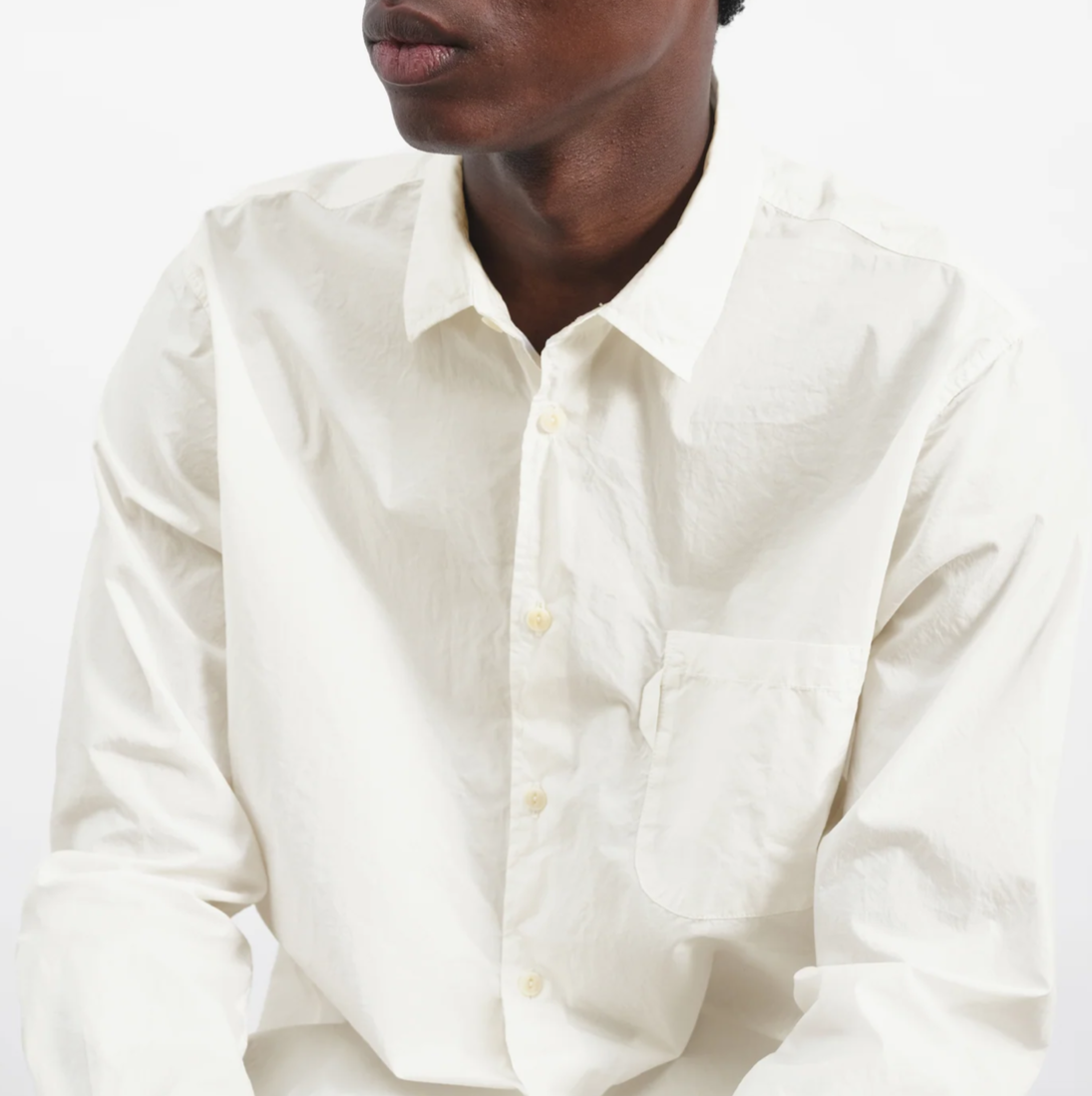 YMC Curtis Shirt White