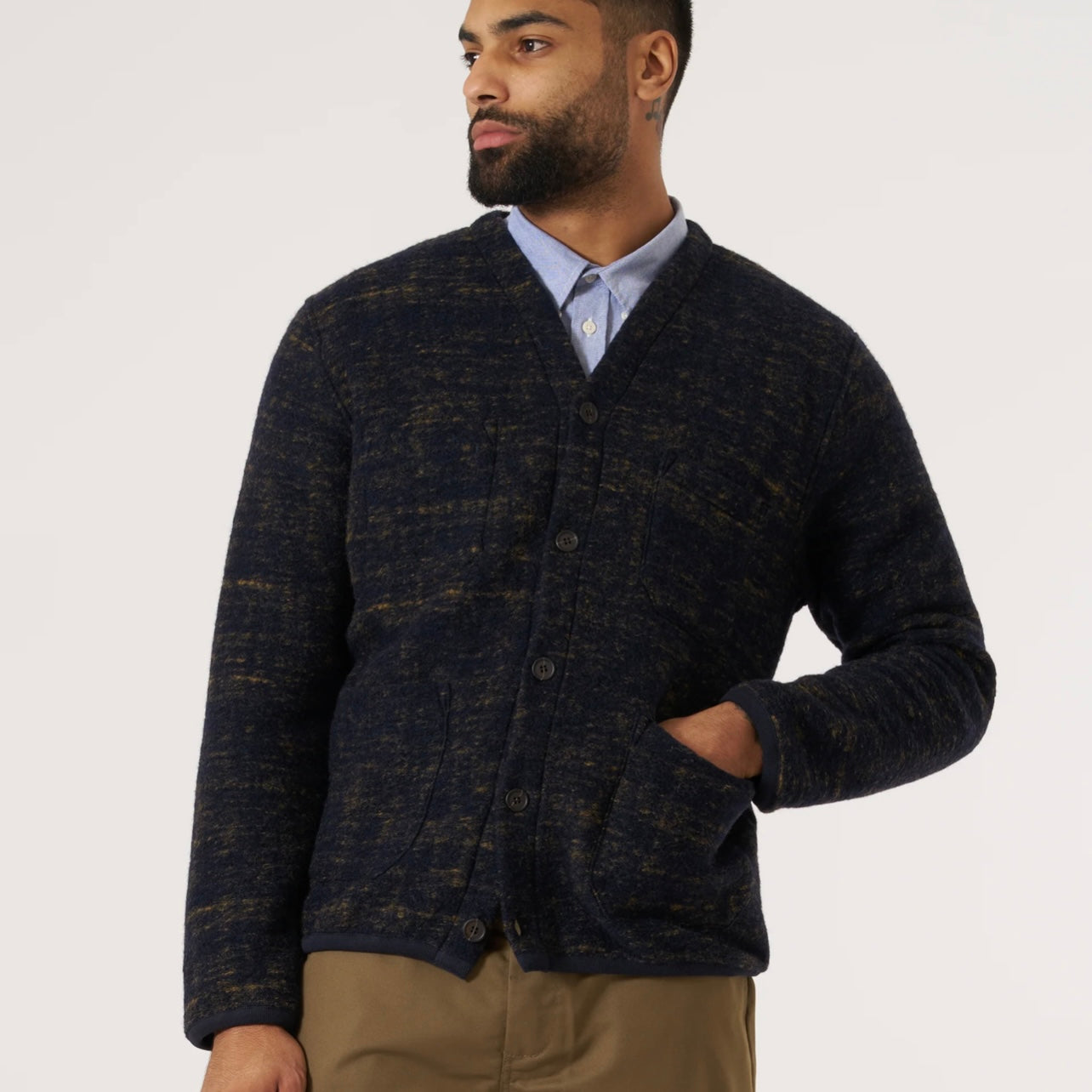 Universal Works Marble Cardigan