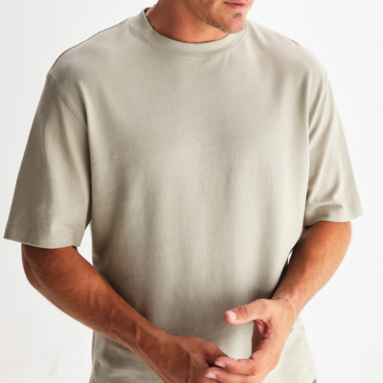 Wax London Milton SS Tee Light Sage