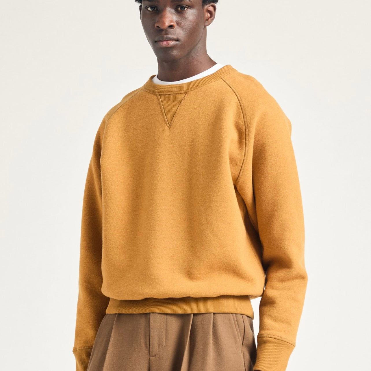Norse Projects Marten Sweatshirt Warm Yellow