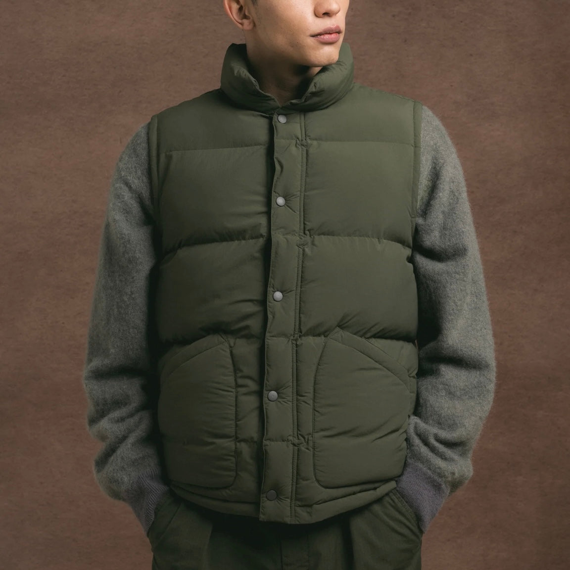 Kestin Pathhead Puffa Vest Dark Olive