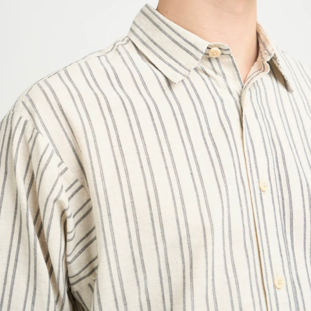 Oliver Spencer Garrison Shirt Sand-Black