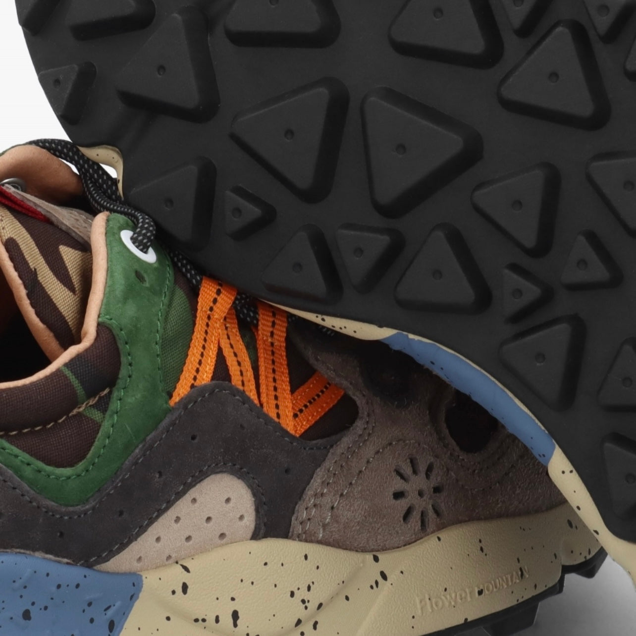 Flower Mountain Yamano 3 Man Dark Grey,Camo - Black