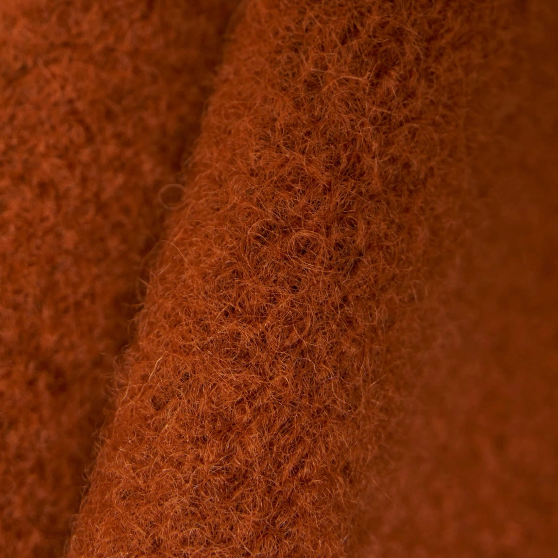 Universal Works Rust Fleece Cardigan