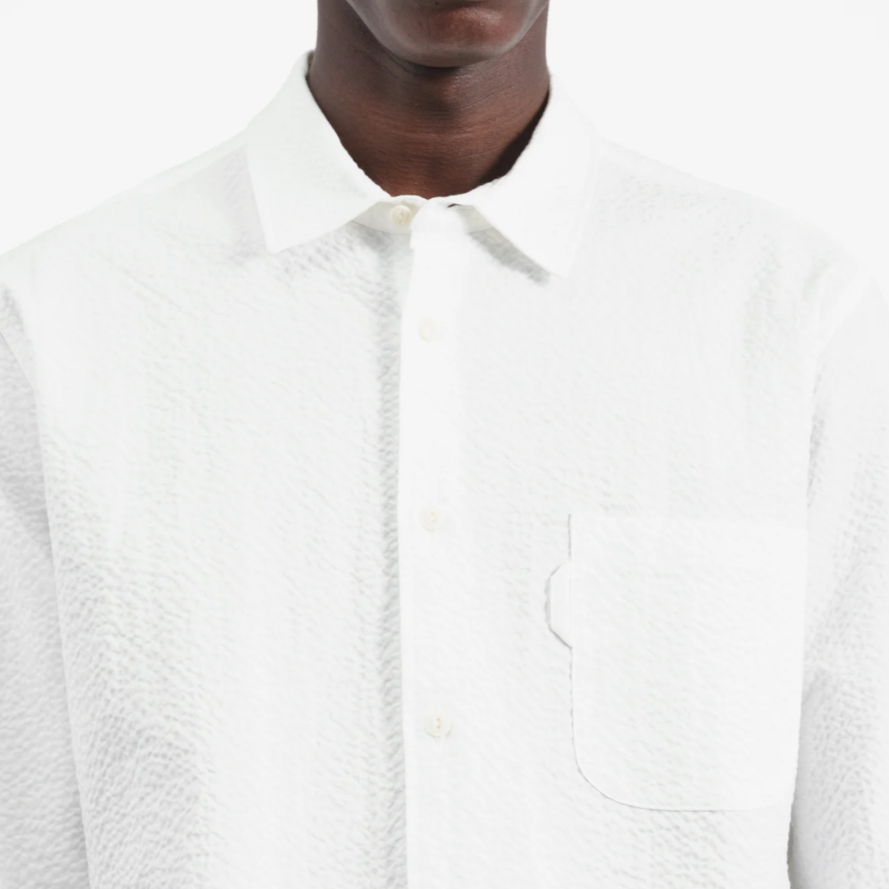 YMC Earth Curtis Shirt White
