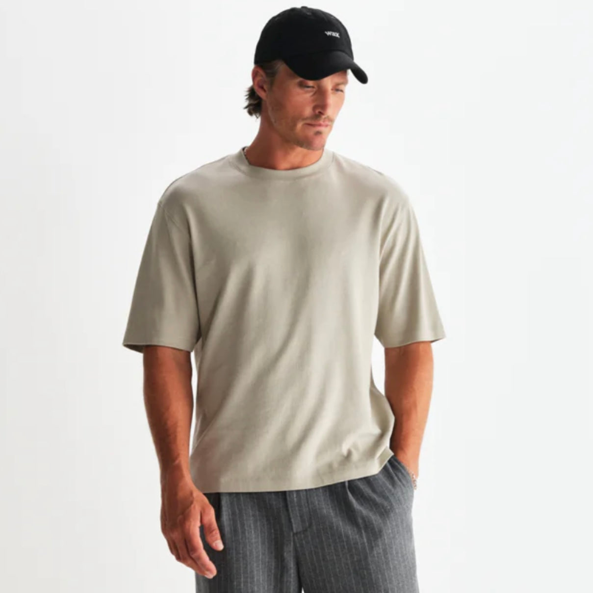 Wax London Milton SS Tee Light Sage