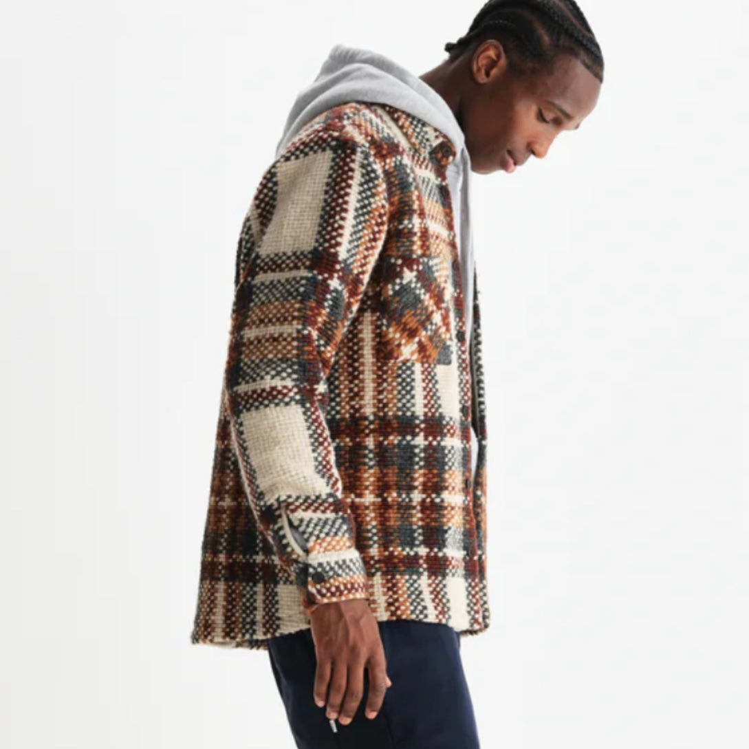 Wax London Whiting Overshirt Check