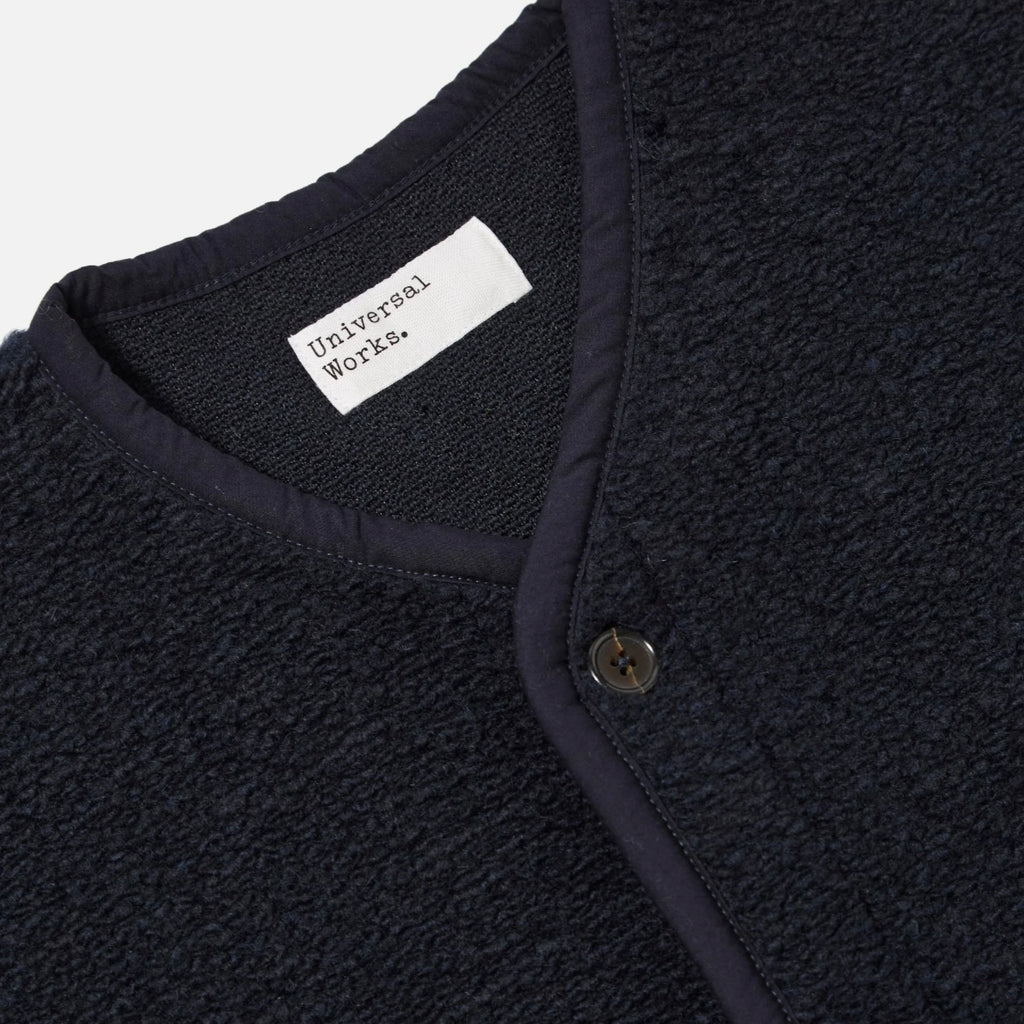 Universal Works Navy Lancaster Gilet