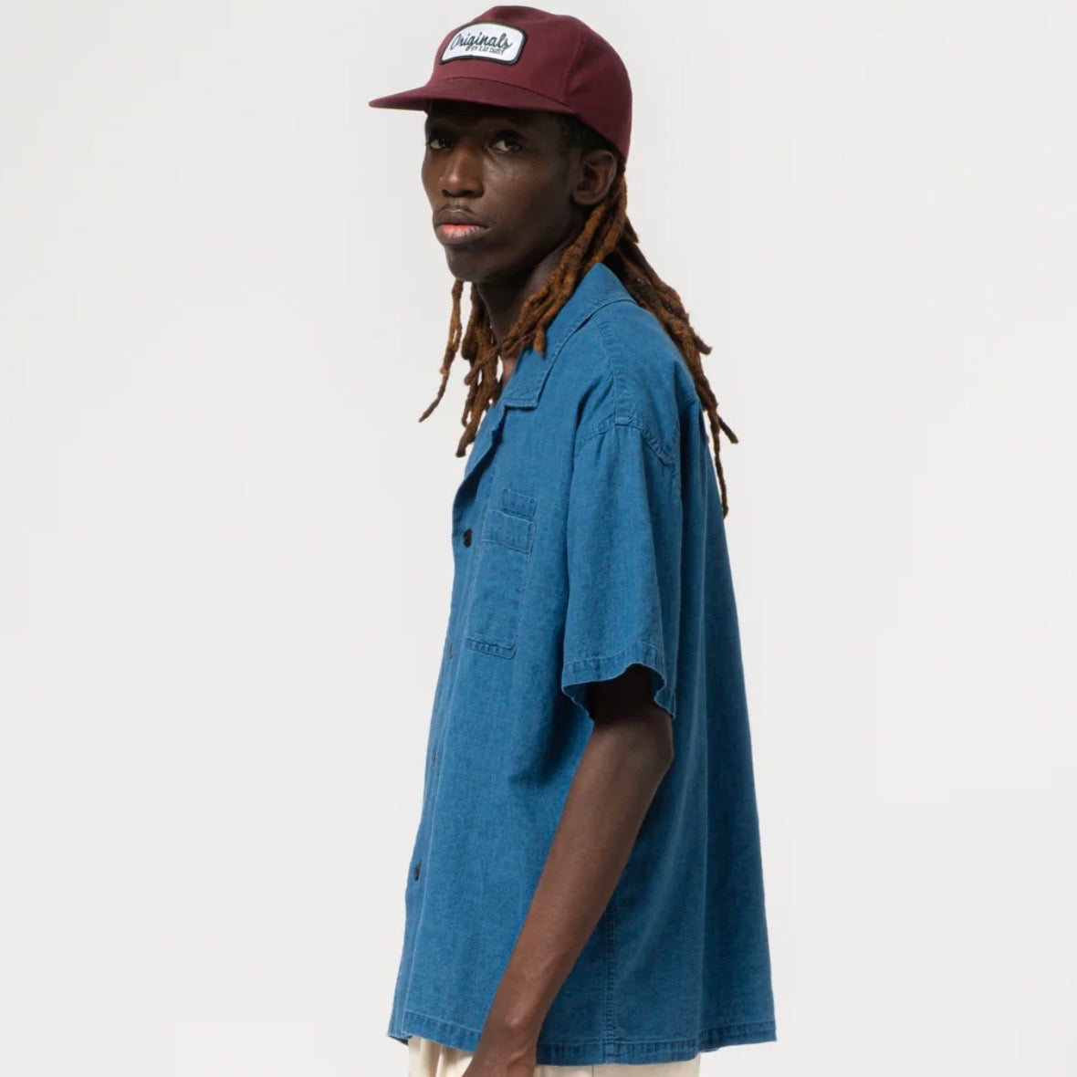 Eat Dust Aloha Shirt Blue