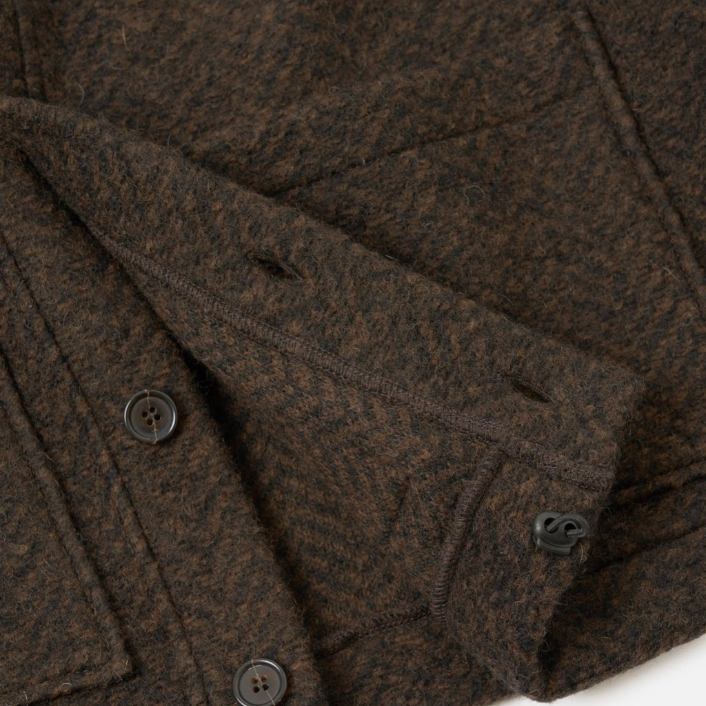 Universal Works Raven Fleece Advance Cardigan