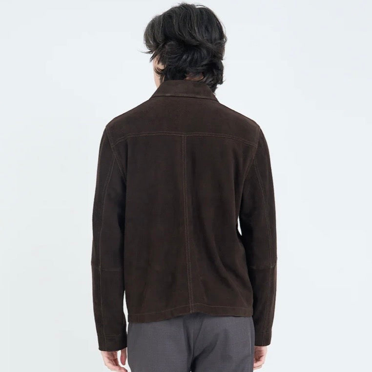 Oliver Spencer Shawcross Suede Jacket