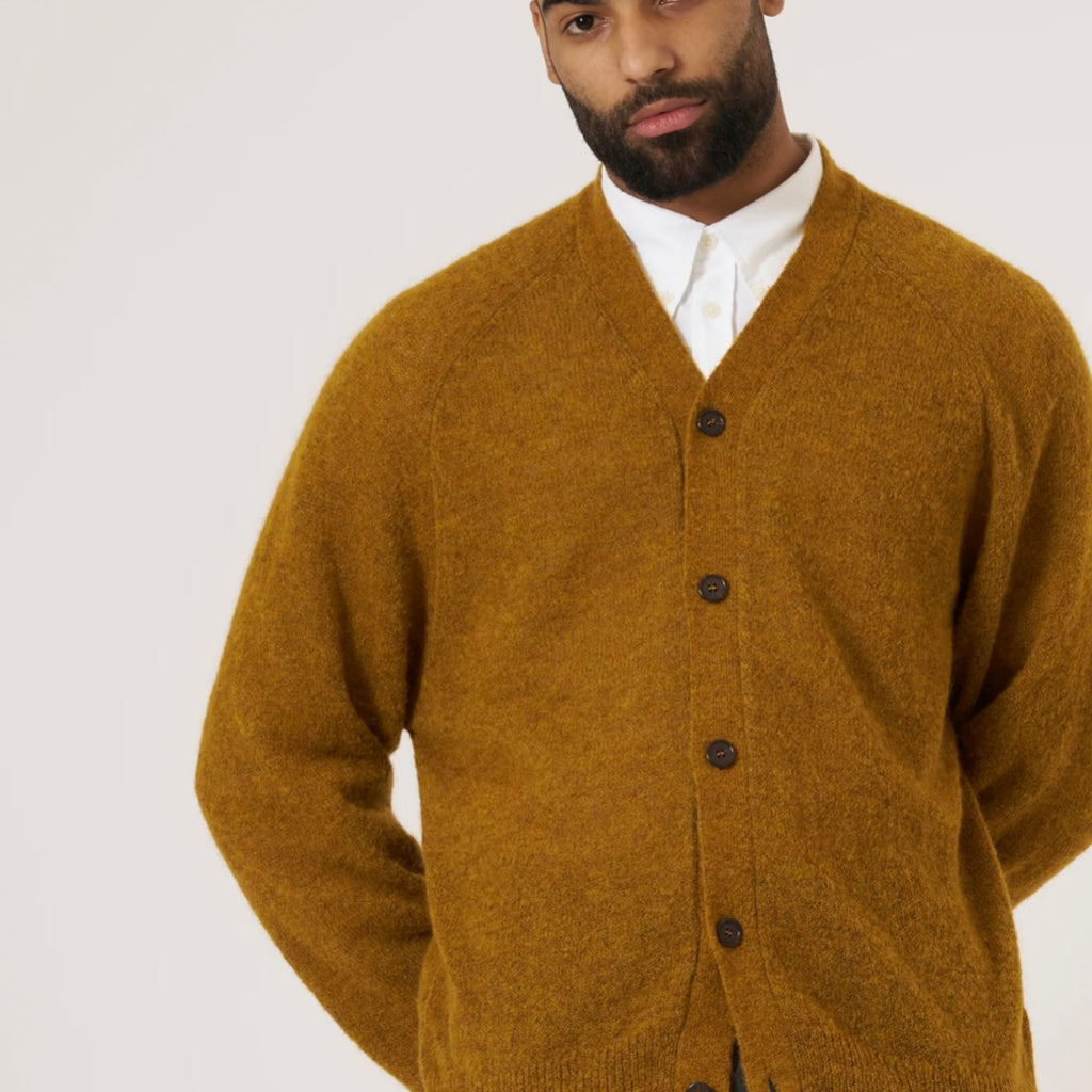 Universal Works Gold David Cardigan