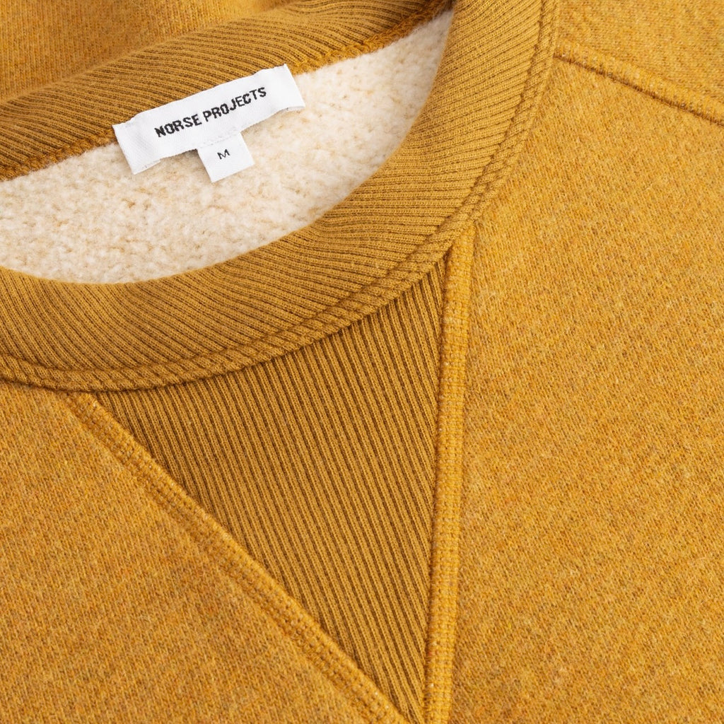 Norse Projects Marten Sweatshirt Warm Yellow