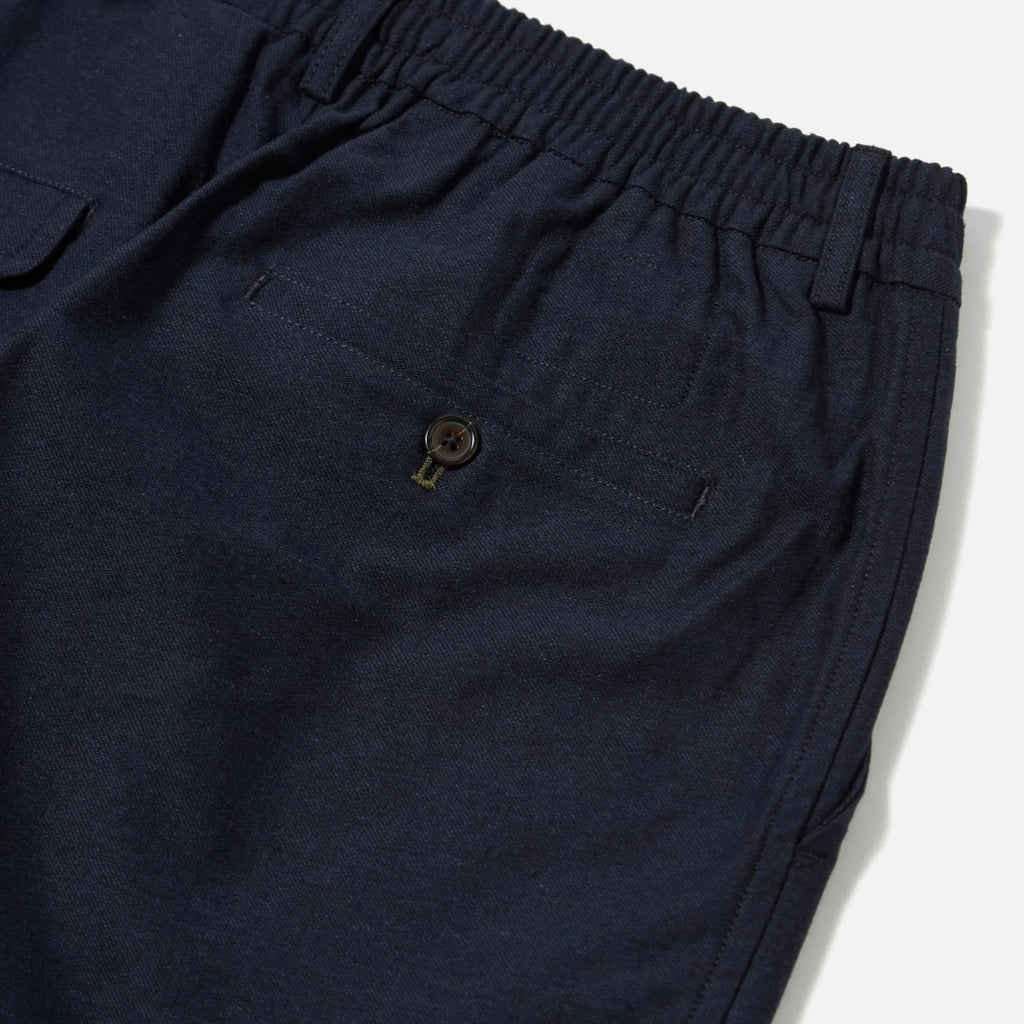 Universal Works Navy Pleated Track Pant