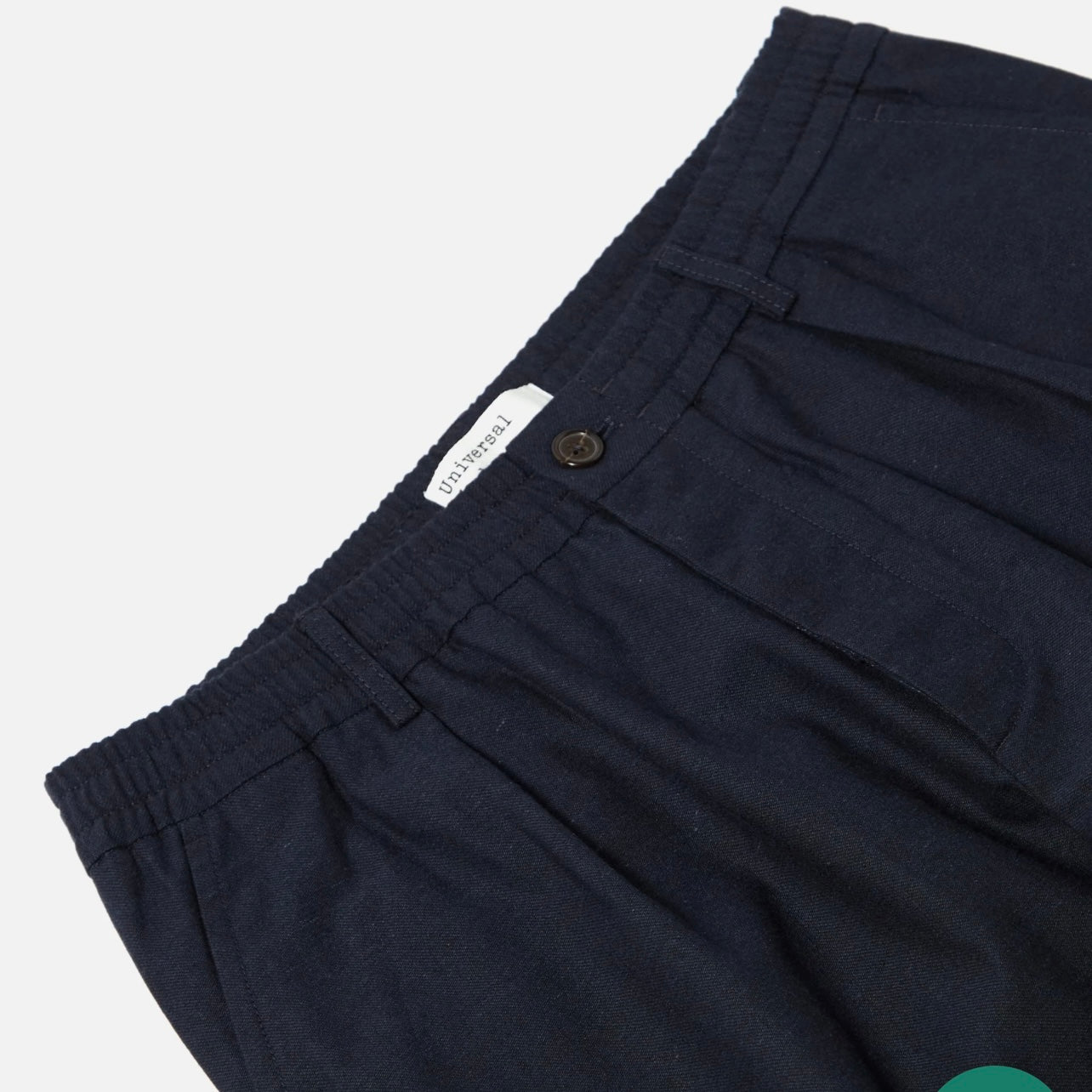 Universal Works Navy Pleated Track Pant