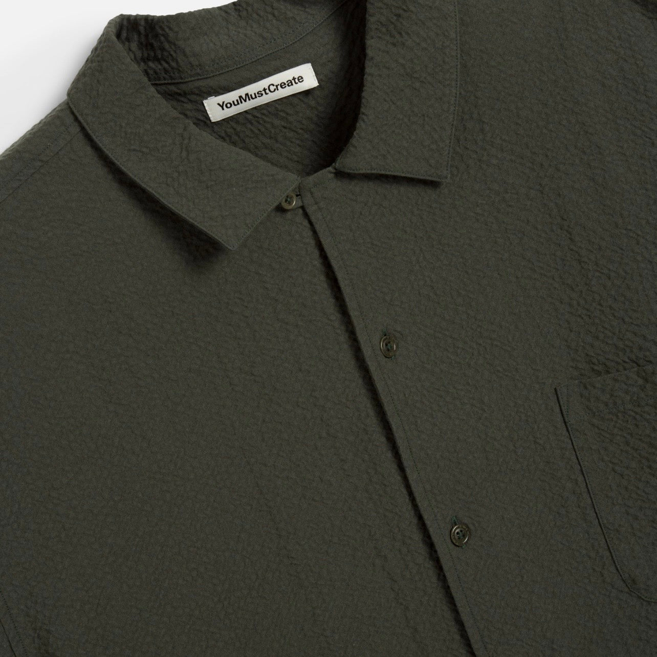 YMC Malick Shirt Dark Green