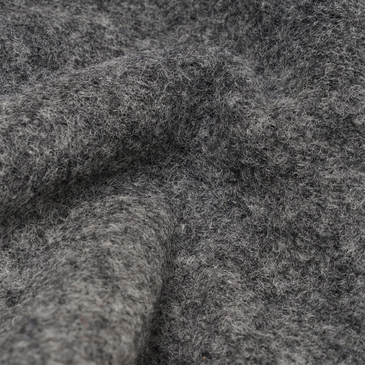 Universal Works Wool Fleece Cardigan Grey Marl