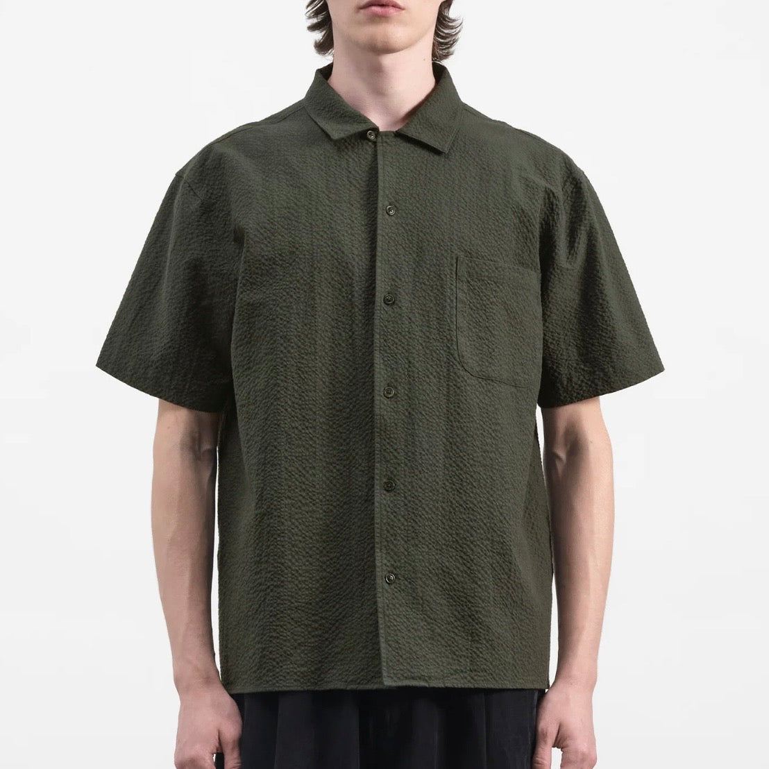 YMC Malick Shirt Dark Green