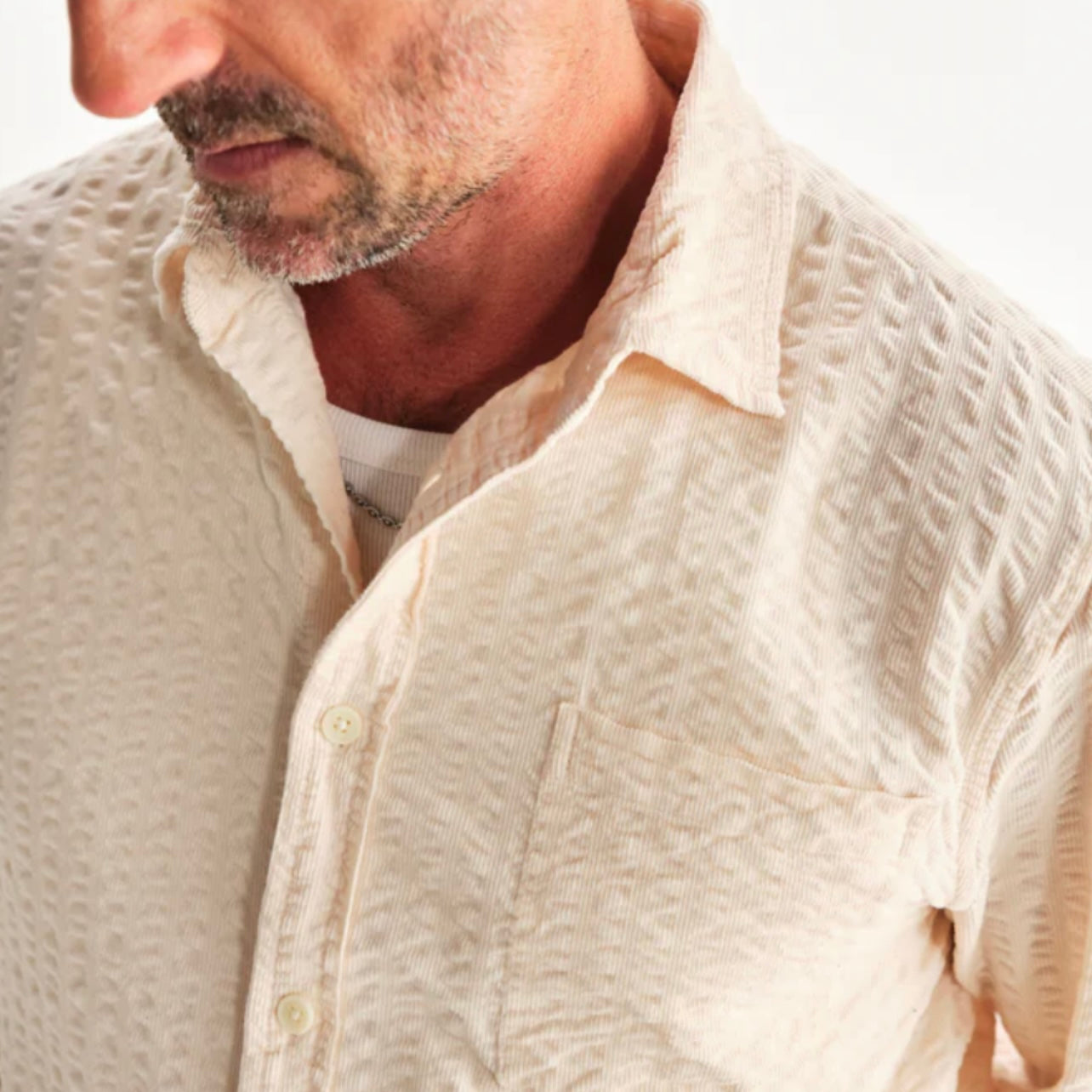 Wax London Shelly Shirt Seersucker Cord