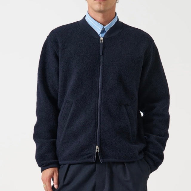 Universal Works Zip Bomber Navy
