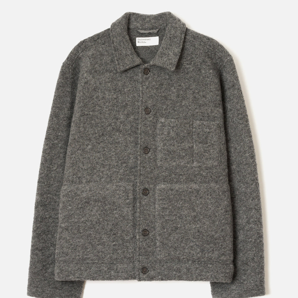 Universal Works Uniform Jacket Grey Marl