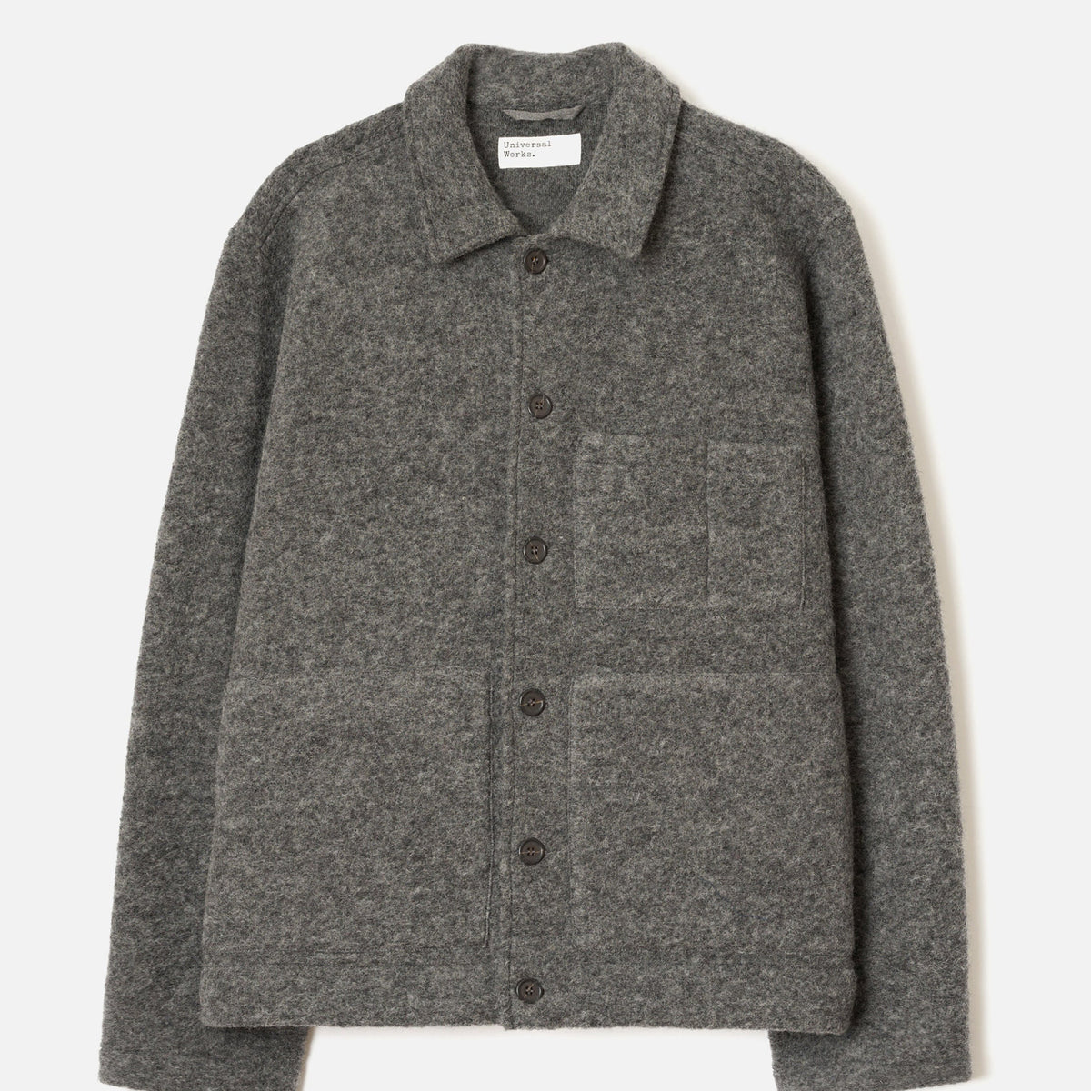 Universal Works Uniform Jacket Grey Marl