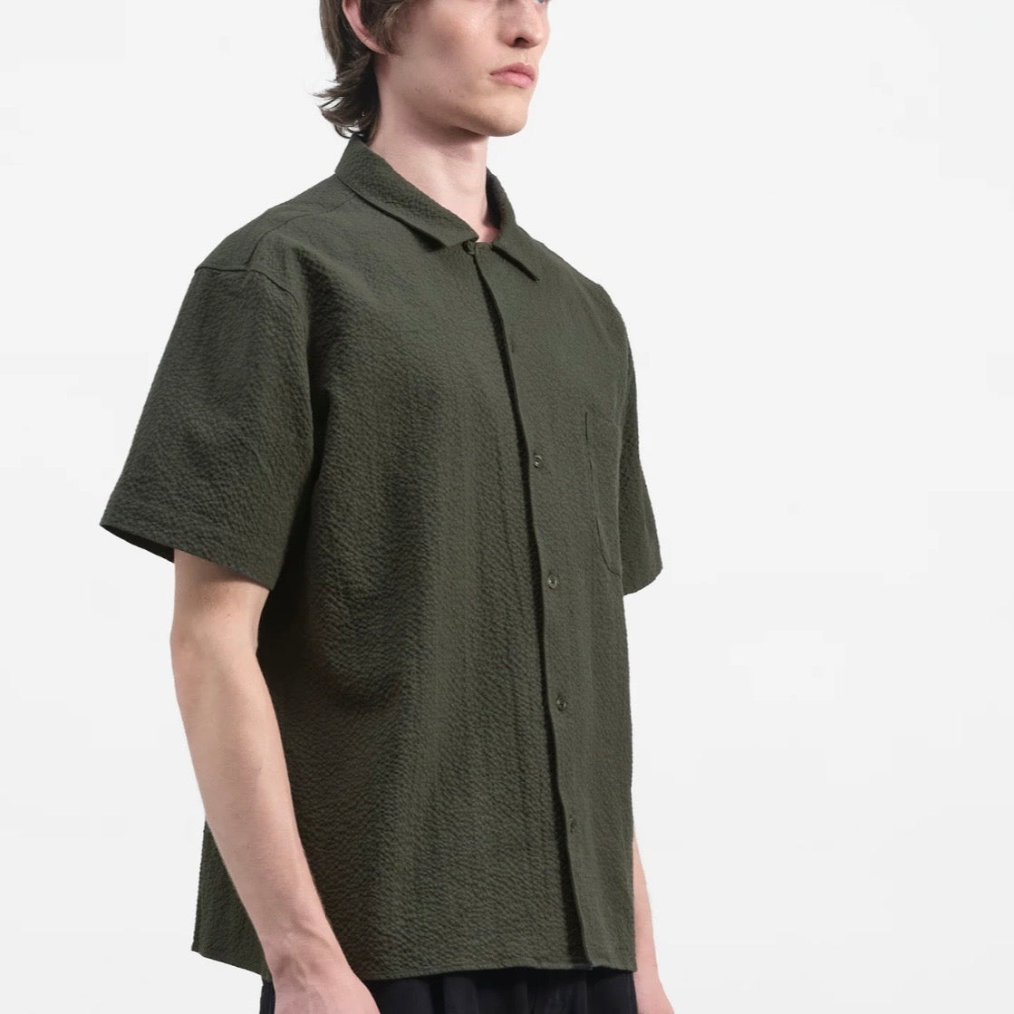 YMC Malick Shirt Dark Green