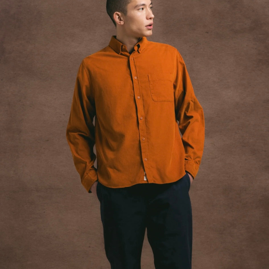 Kestin Raeburn Shirt Burt Orange