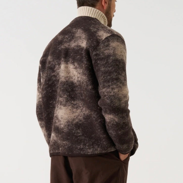 Universal Works Cloud Camo Cardigan