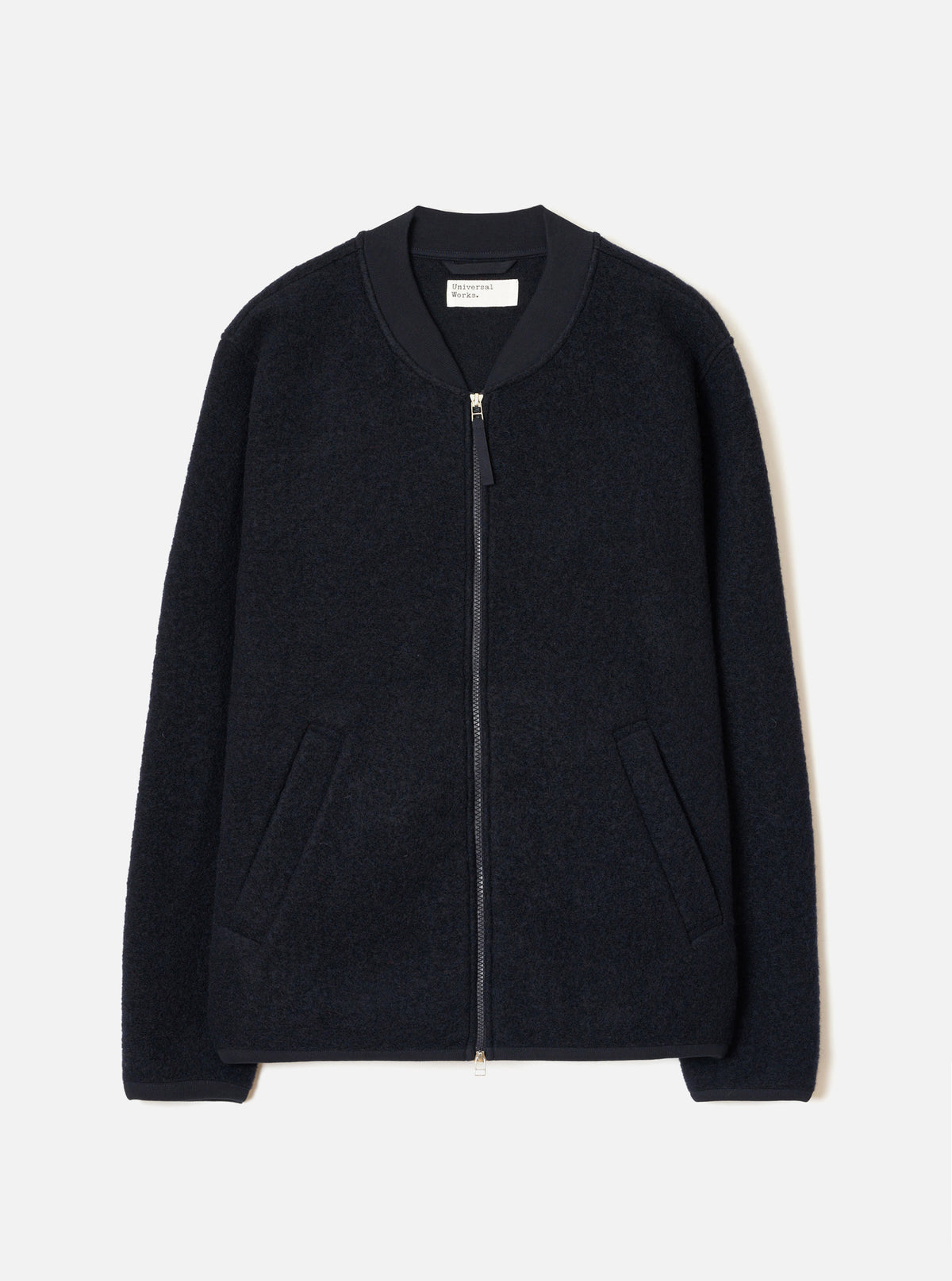 Universal Works Zip Bomber Navy
