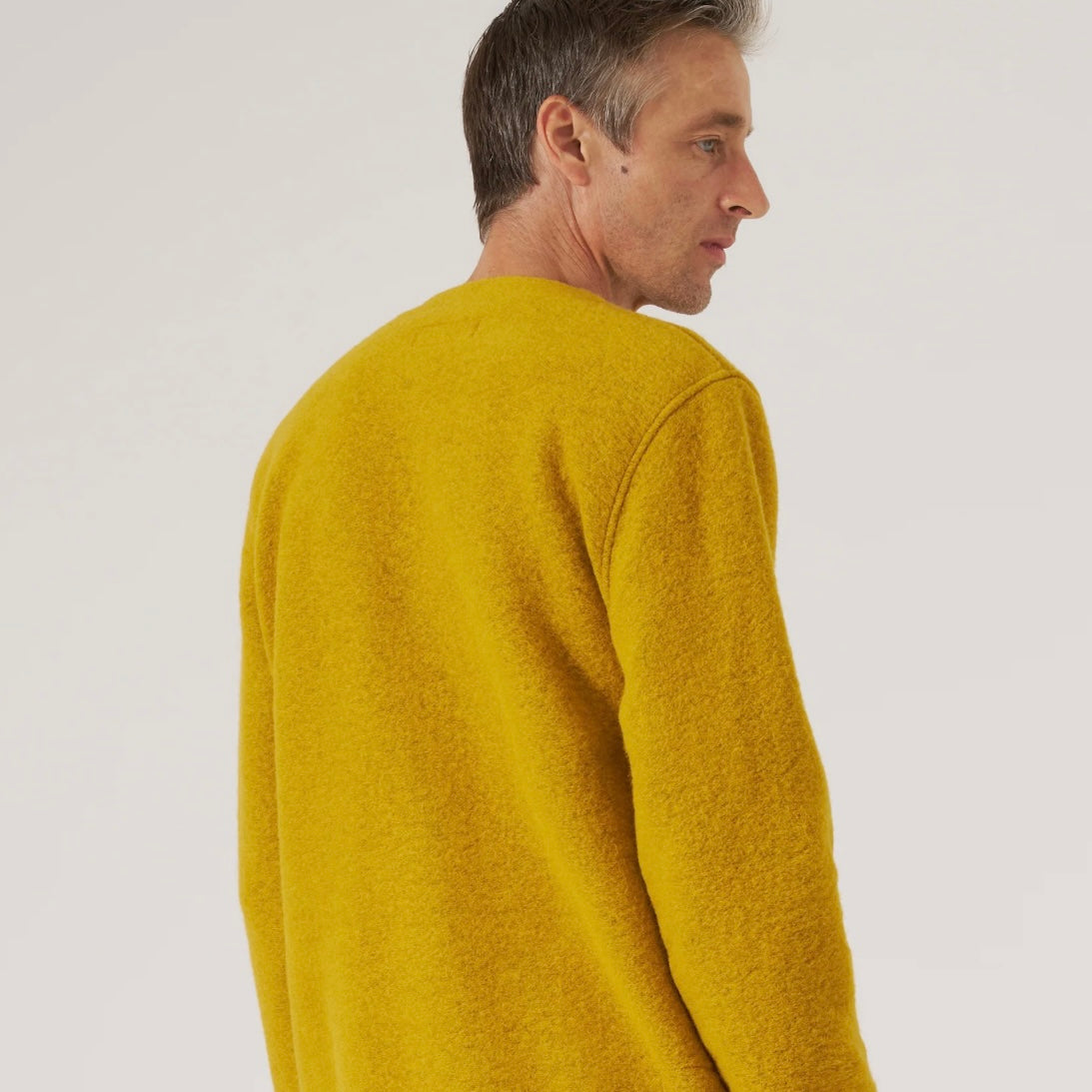 Universal Works Yellow Fleece Cardigan
