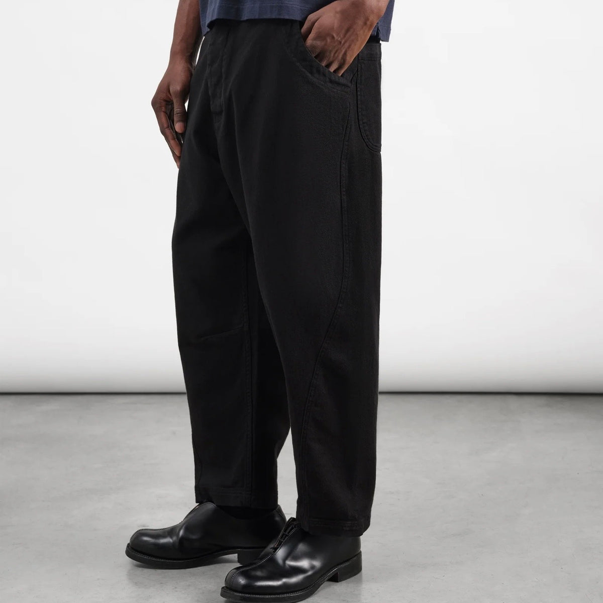 You Must Create Twisted Seam Trousers Black