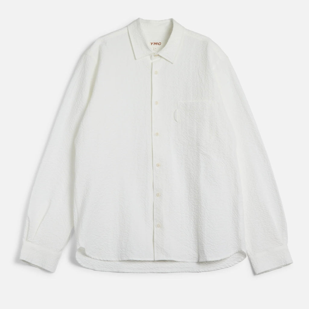 YMC Earth Curtis Shirt White