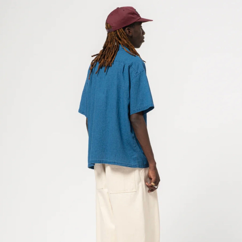 Eat Dust Aloha Shirt Blue