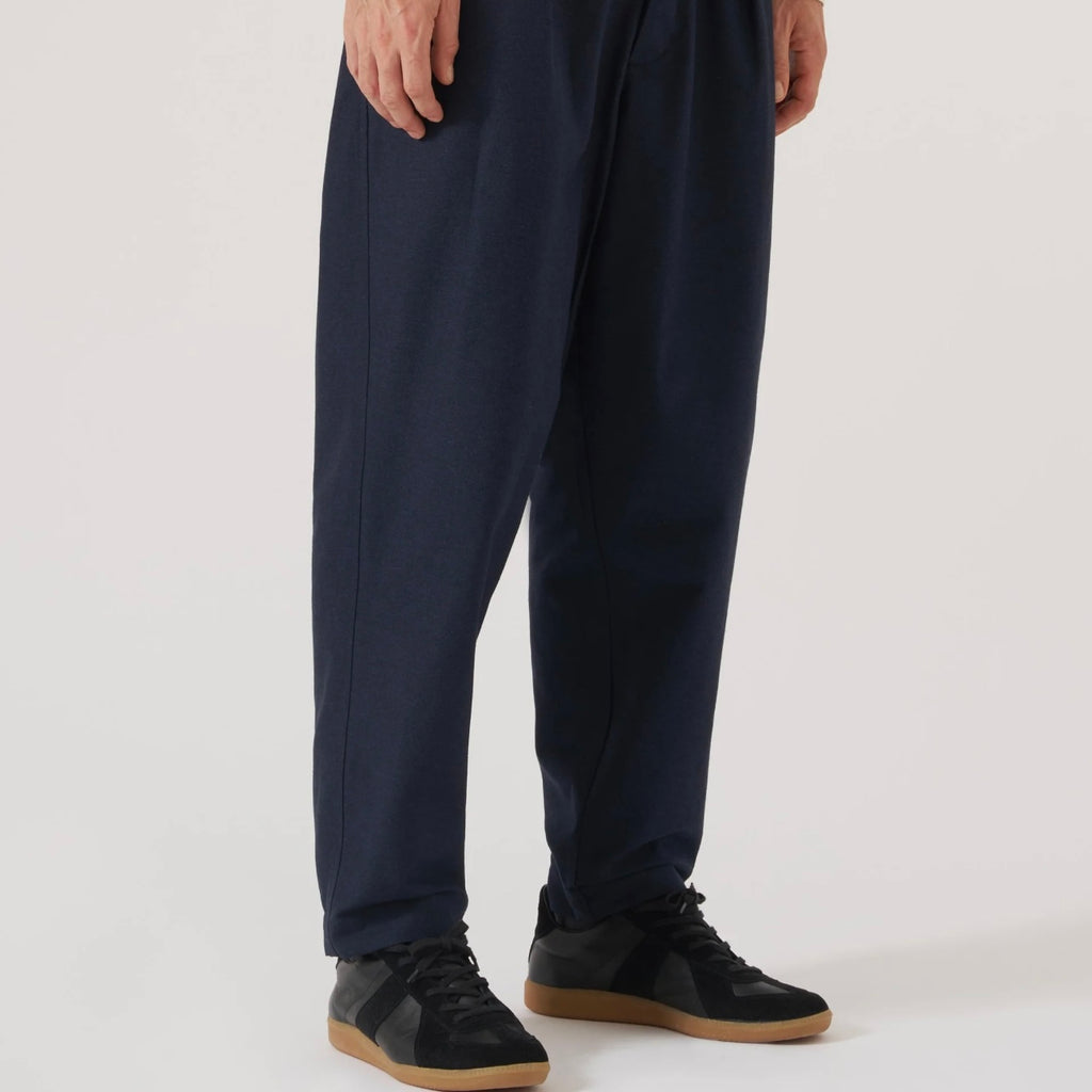 Universal Works Navy Pleated Track Pant