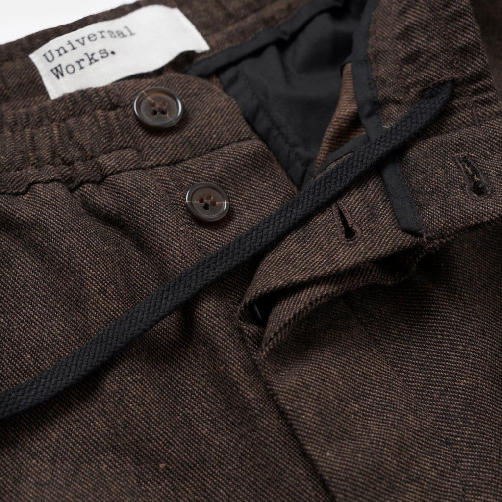 Universal Works Recycled Tweed Pleated Track Pant