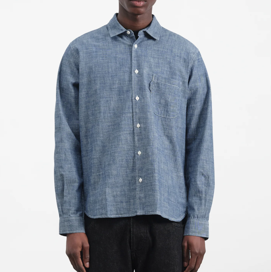 YMC Curtis Shirt Light Indigo