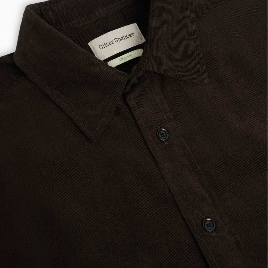 Oliver Spencer Atlanta Shirt Brown