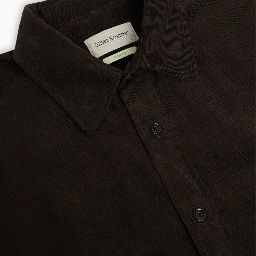 Oliver Spencer Atlanta Shirt Brown