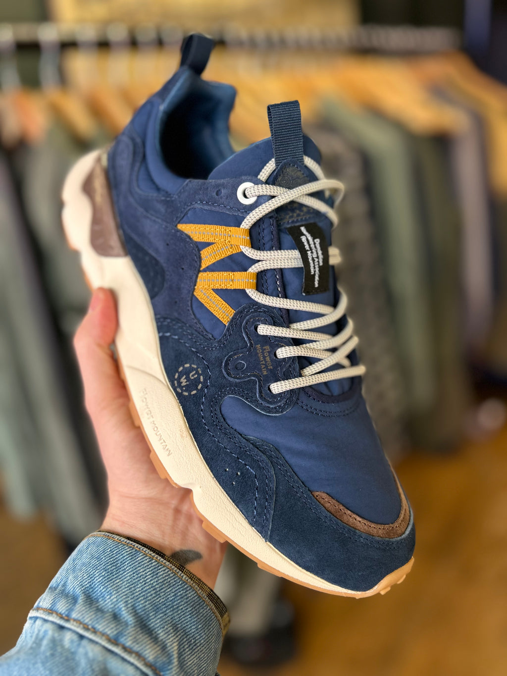 Universal Works x Navy Flower Mountain Yamano 3 Navy