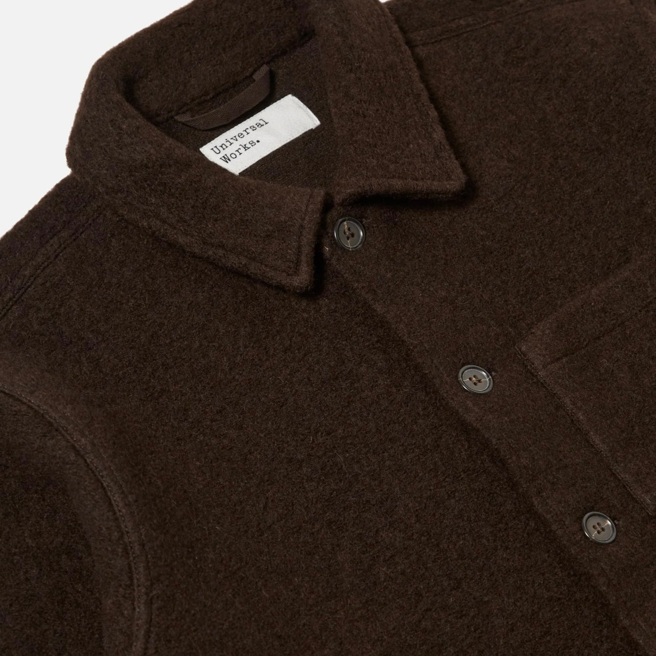 Universal Works Brown Fleece Uniform Jacket