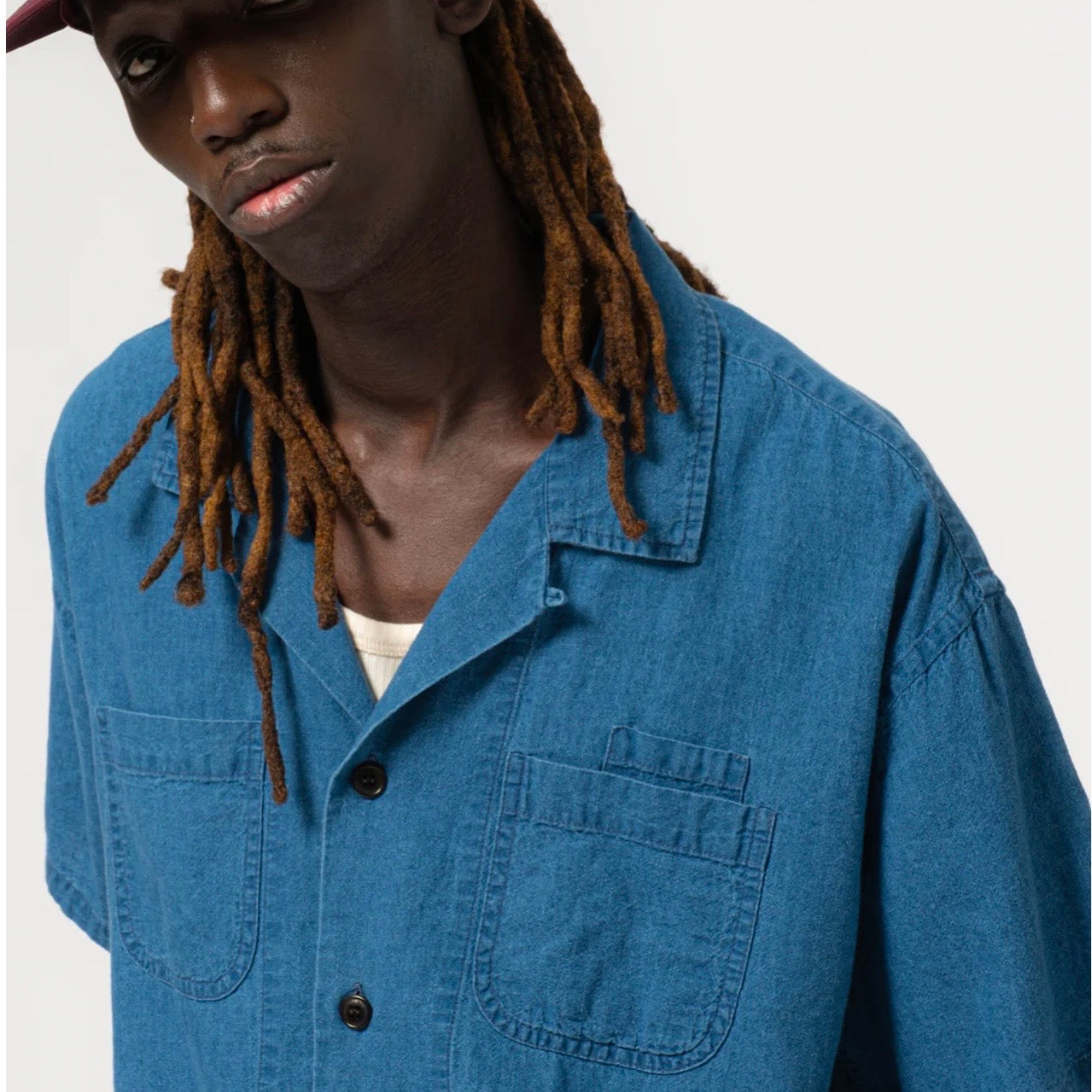 Eat Dust Aloha Shirt Blue