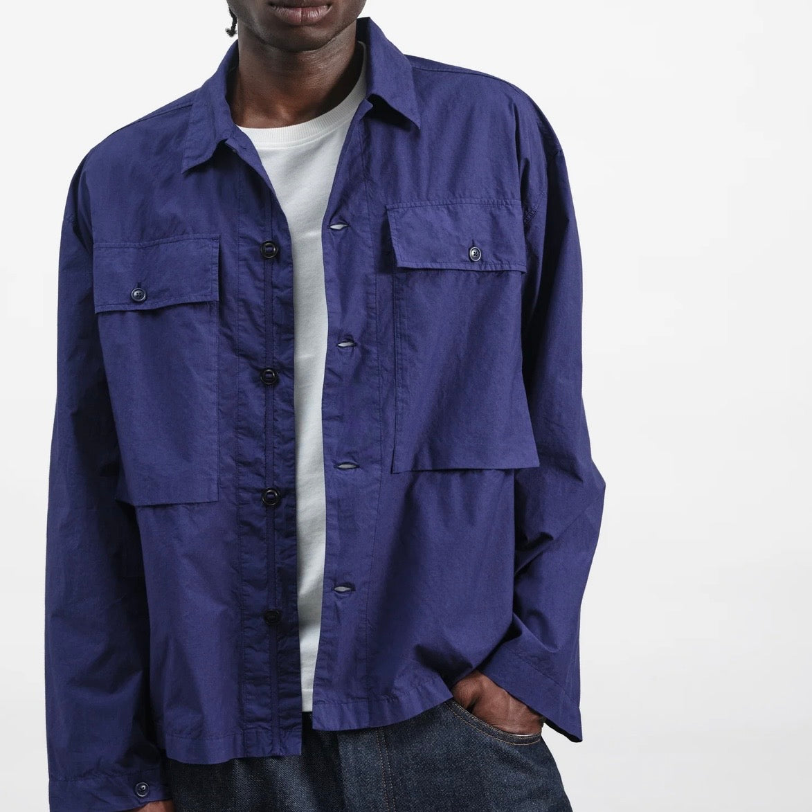 YMC Military Shirt Blue