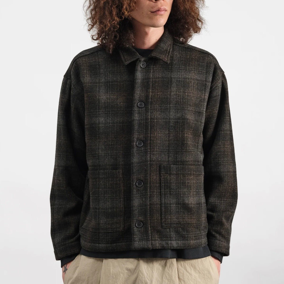 You Must Create PJ Overshirt Brown Multi