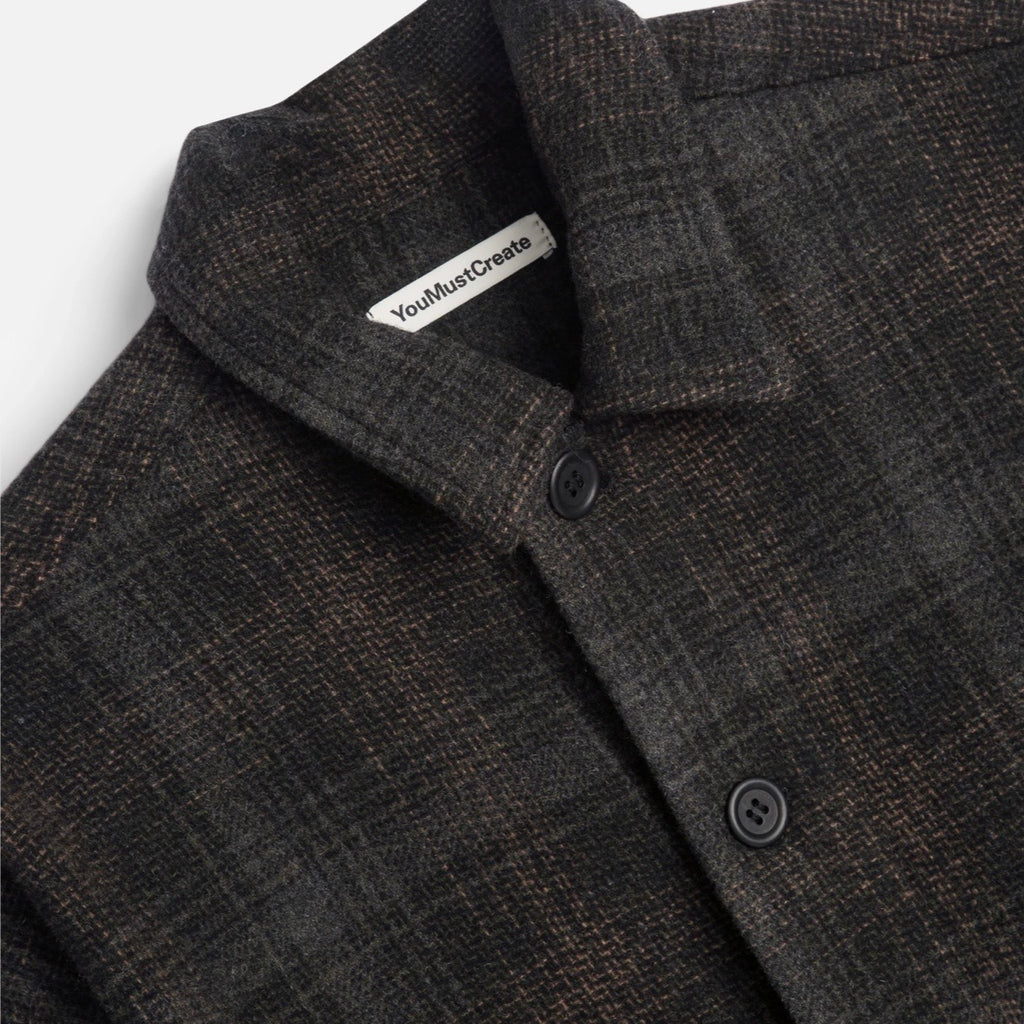 You Must Create PJ Overshirt Brown Multi