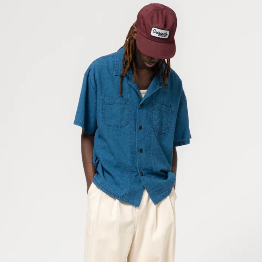 Eat Dust Aloha Shirt Blue
