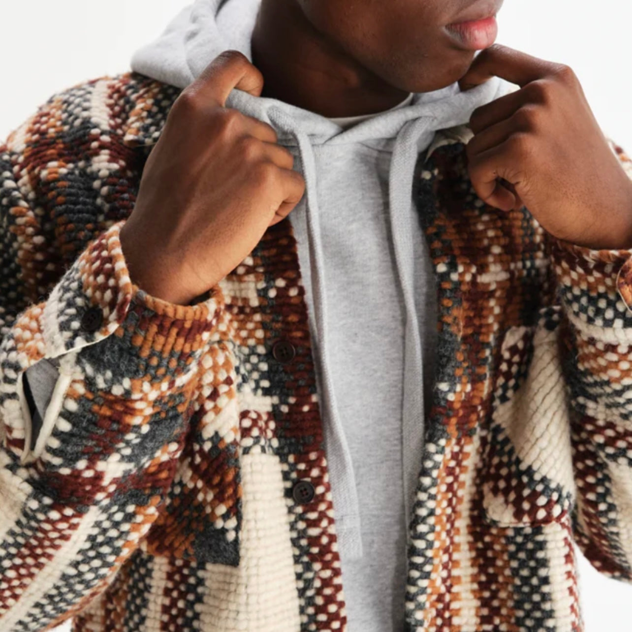 Wax London Whiting Overshirt Check