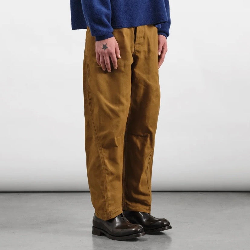 You Must Create Twisted Seam Trousers Tan
