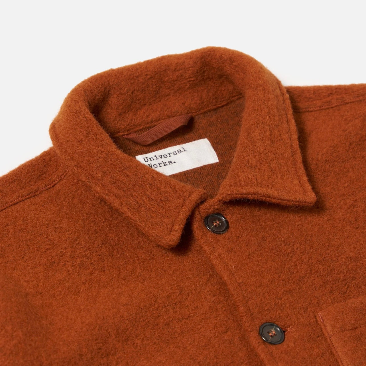Universal Works Rust Fleece Uniform Jacket