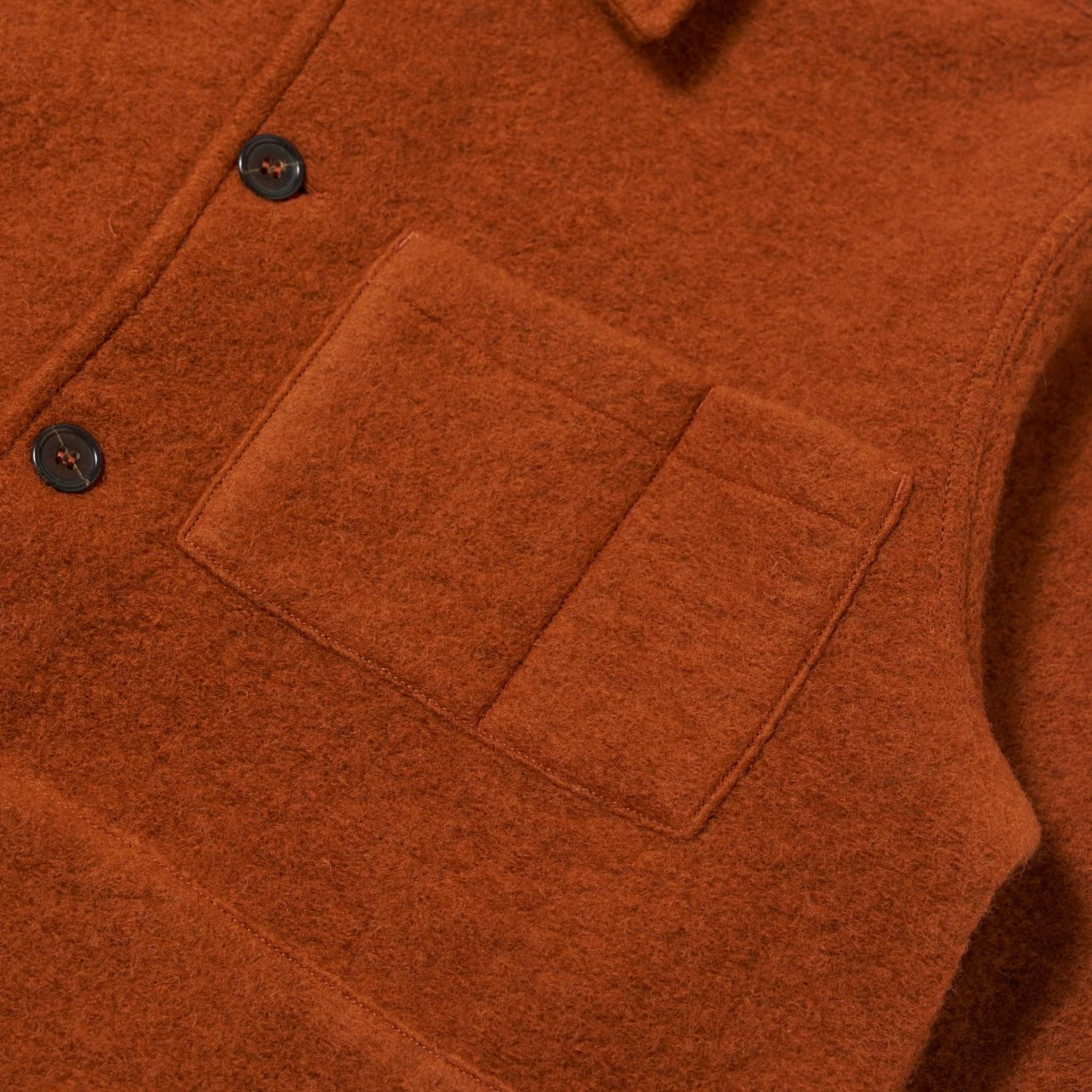 Universal Works Rust Fleece Uniform Jacket